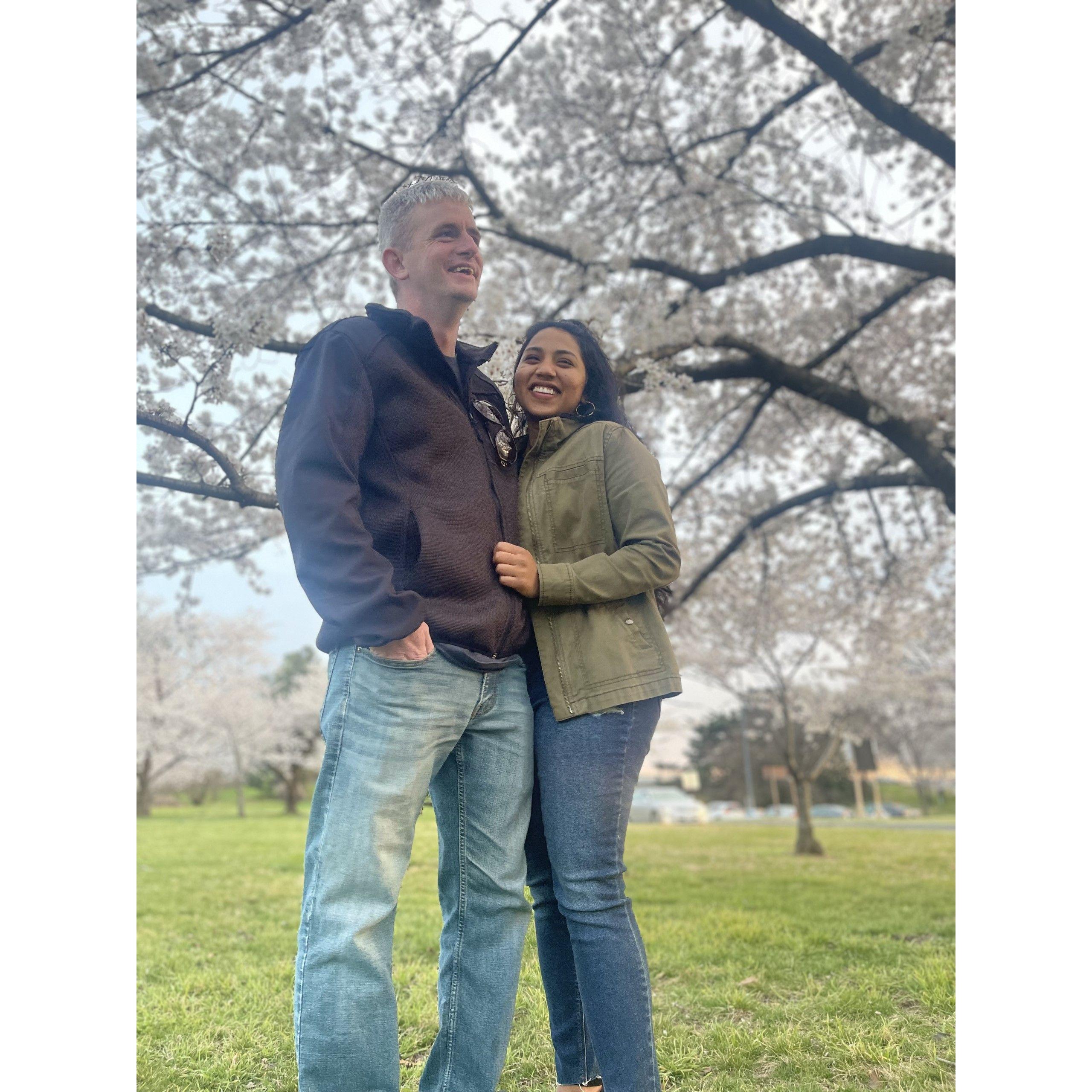 This is after we found out we were expecting; April 2022.