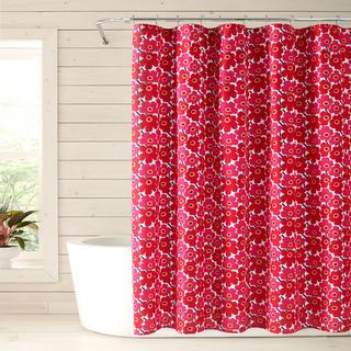 Mini Unikko Shower Curtain
