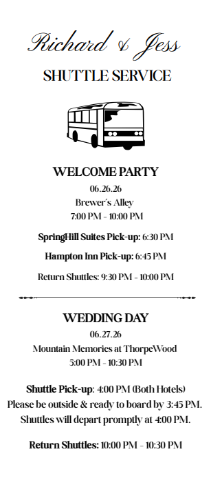 The Wedding Website of Richard Standaert and Jessalyn Keel