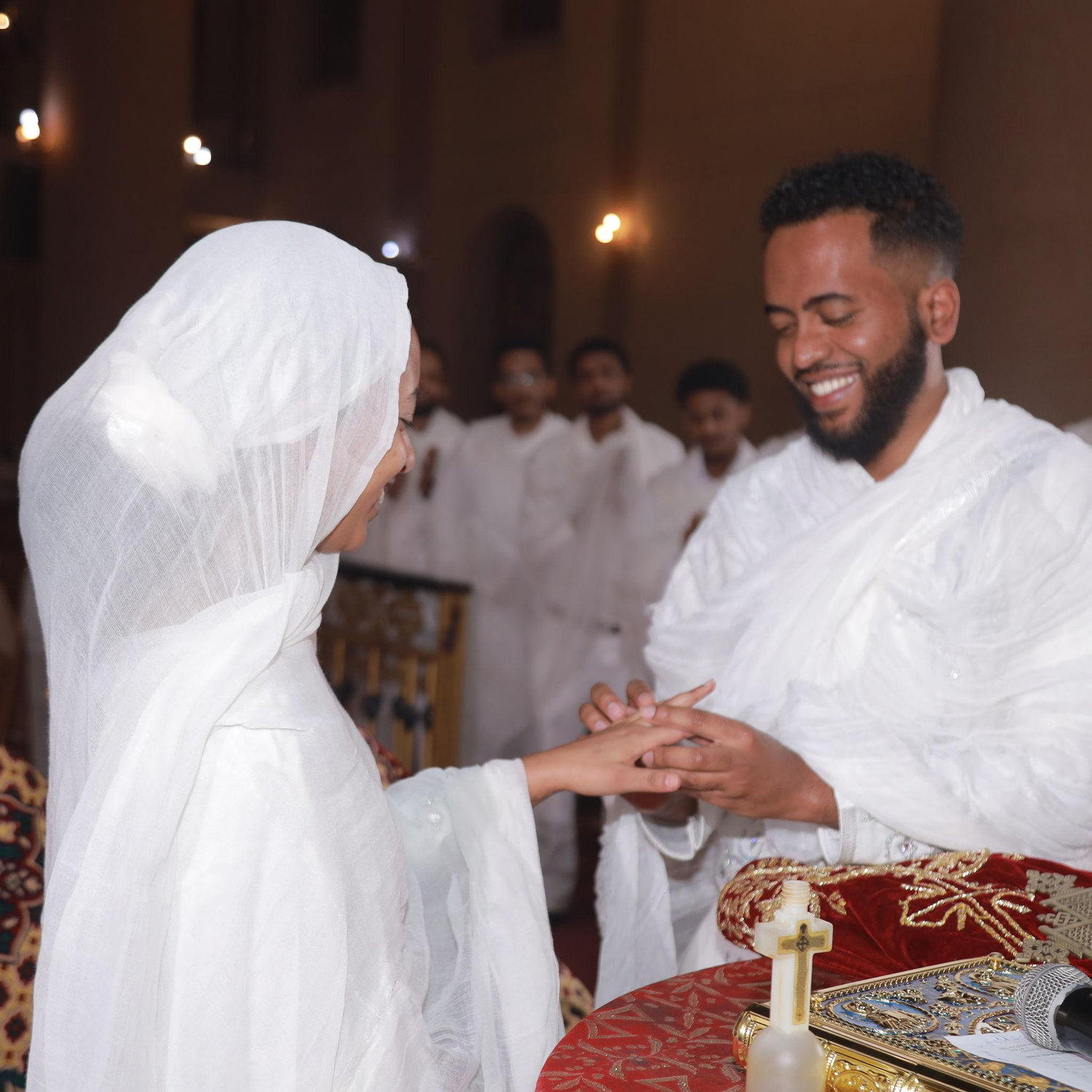 We tied the knot at Bole Medhanialem Church in Addis Ababa in January 2026.