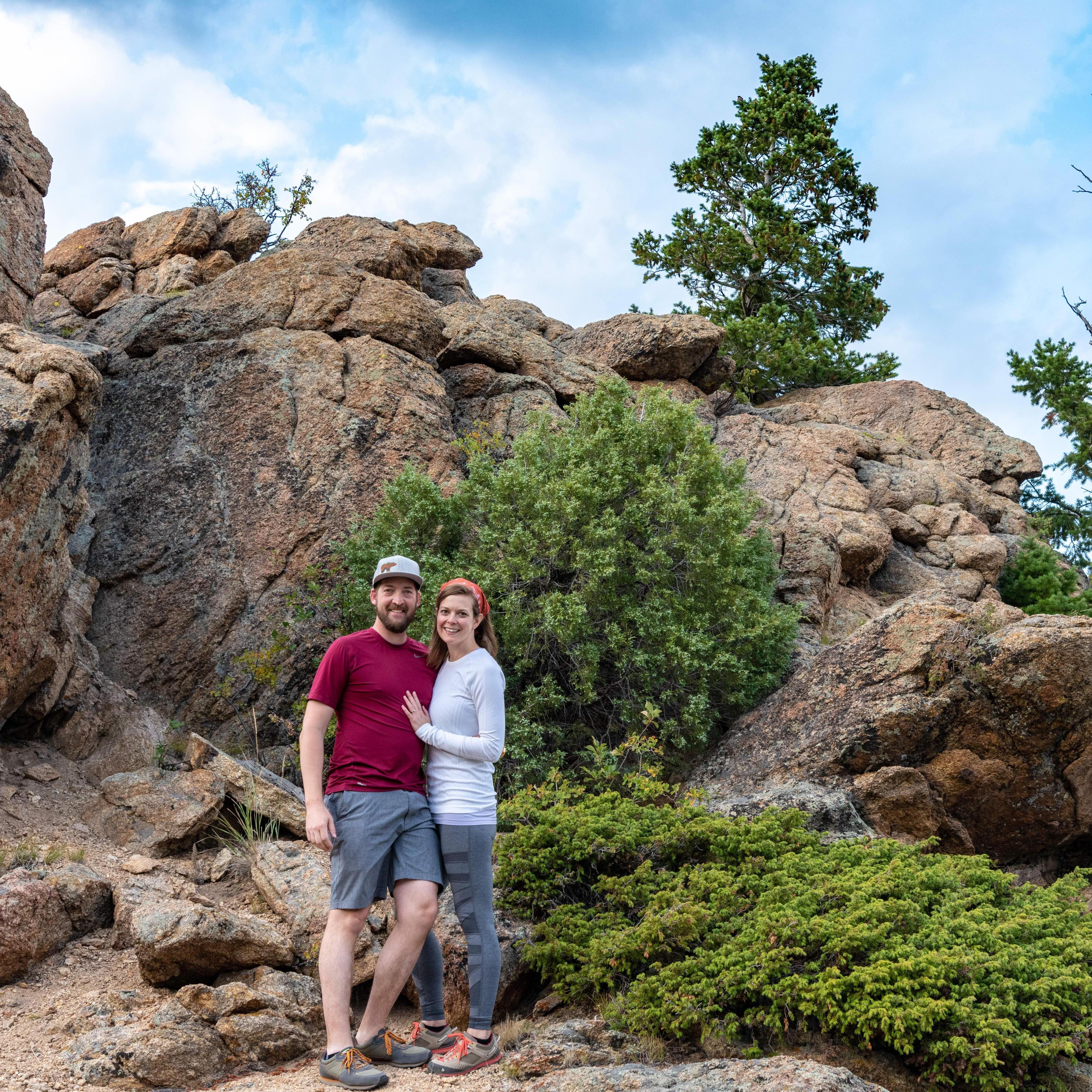 Big Rock at the Hugh-Nora cabin in CO