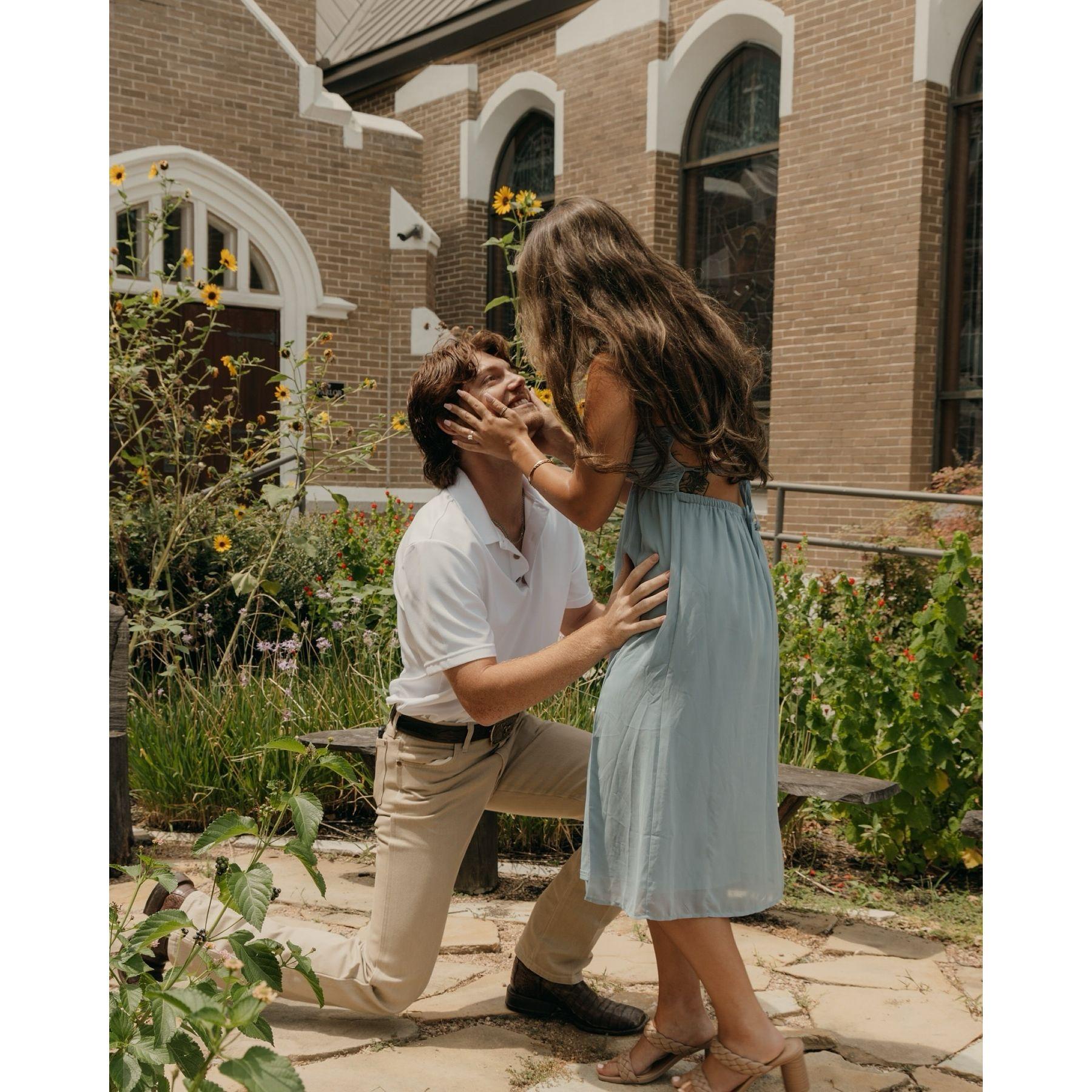 Nathan finally proposed to Lacey