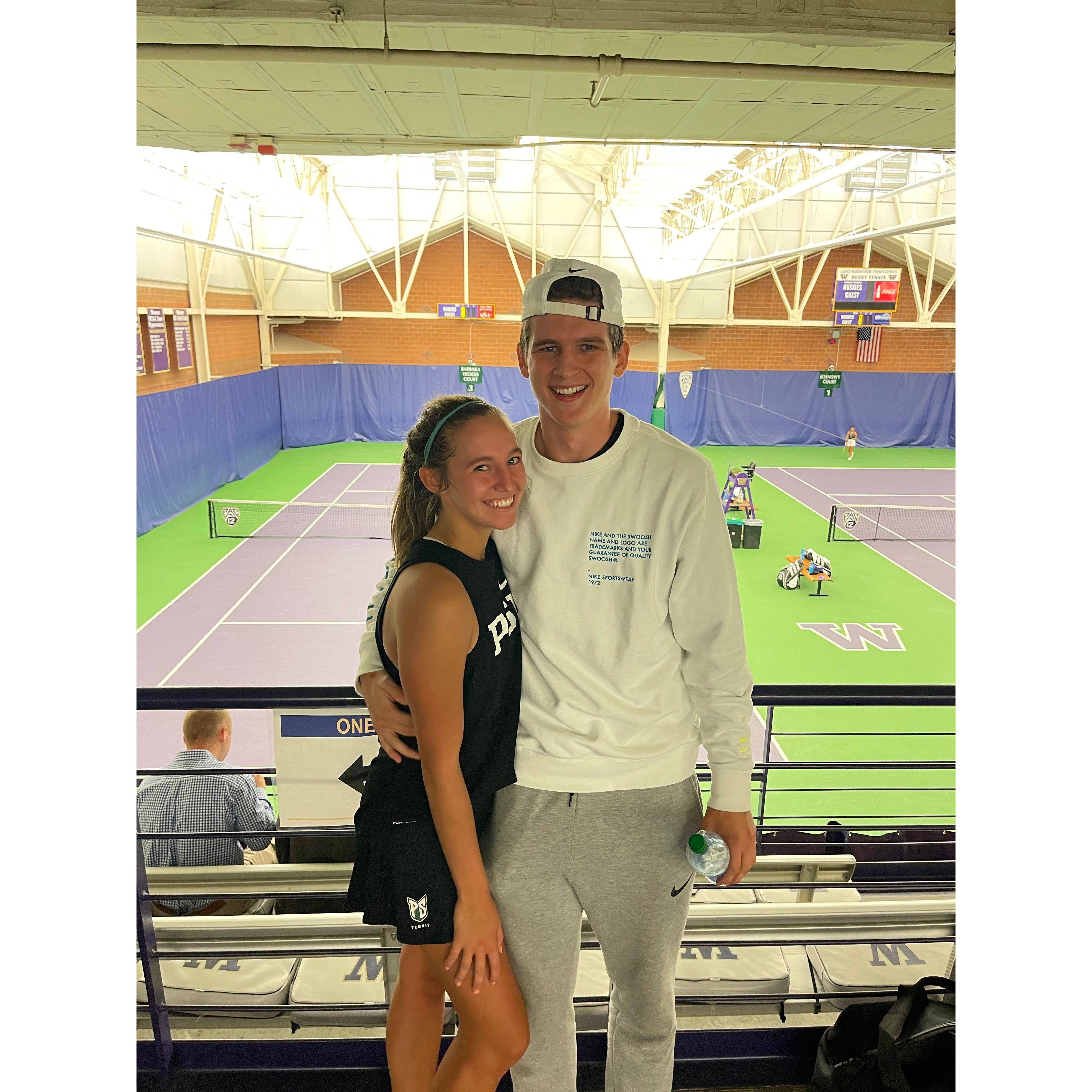 PSU had a fall tournament at UW!