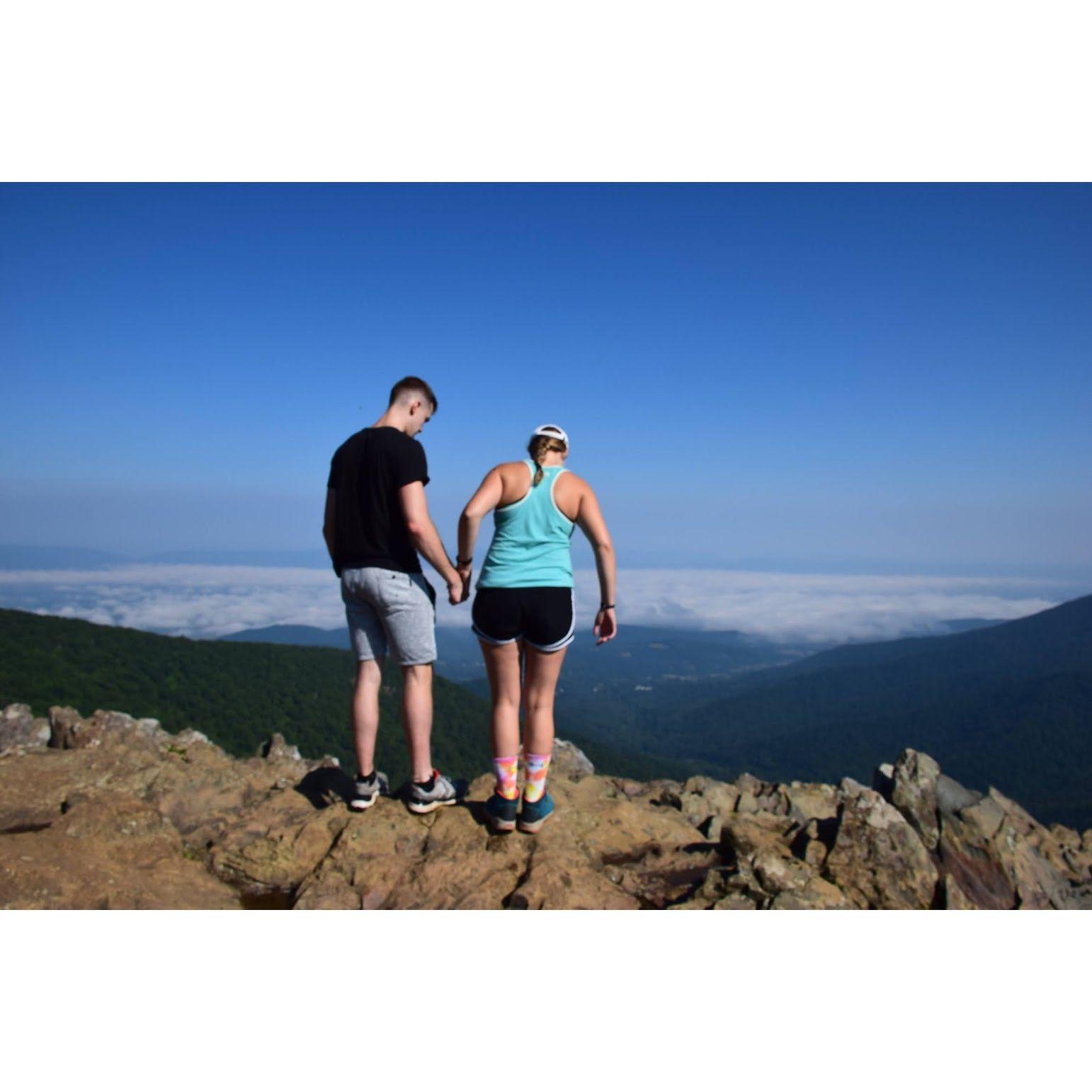 Our first road trip in Gatlinburg, TN. Hiking in Shenandoah NP