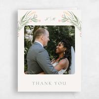 Beige Wedding Thank You - Arden Photo