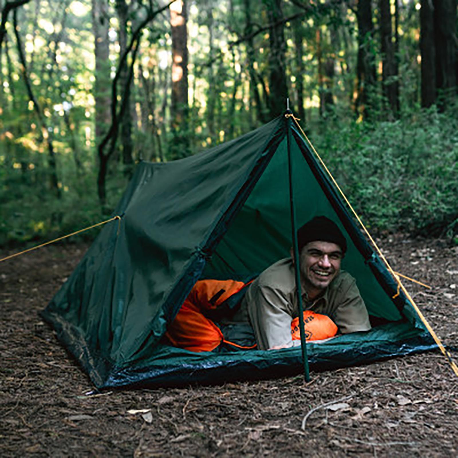 Stansport 113105-SSI StanSport Scout 2 persoons nylon tent - bosgroen en bruin - multi, N/A