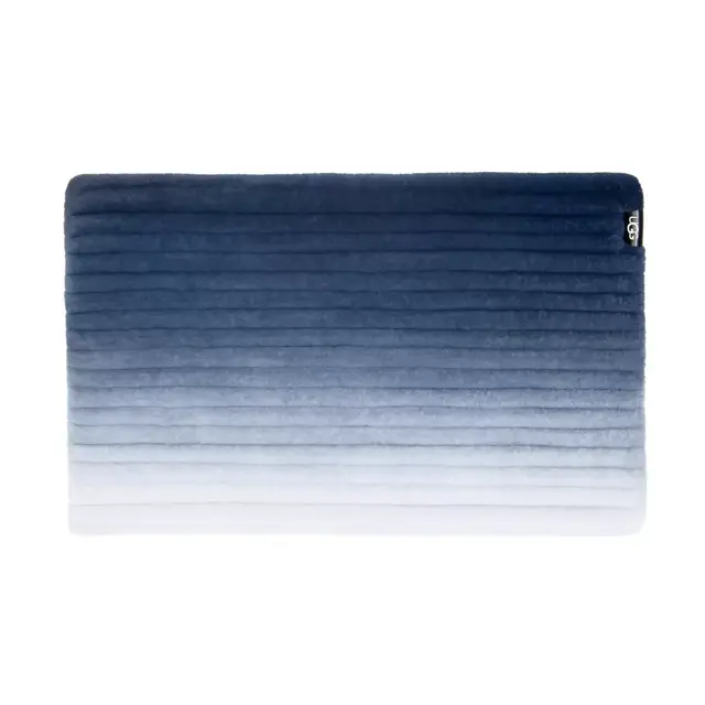 UGG® Fluff Ombre Bath Rug in Navy