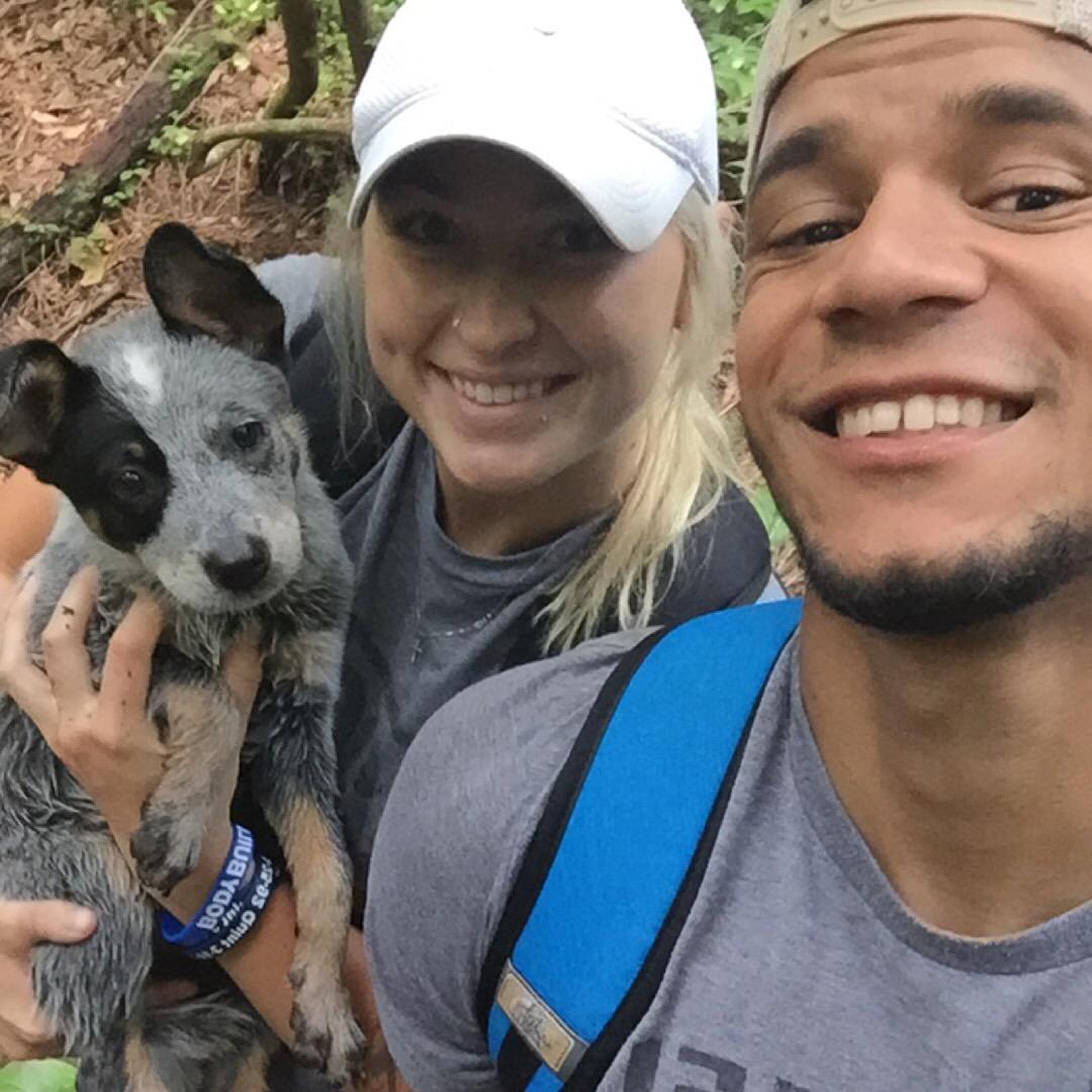 Our first hike with Kota Bear!