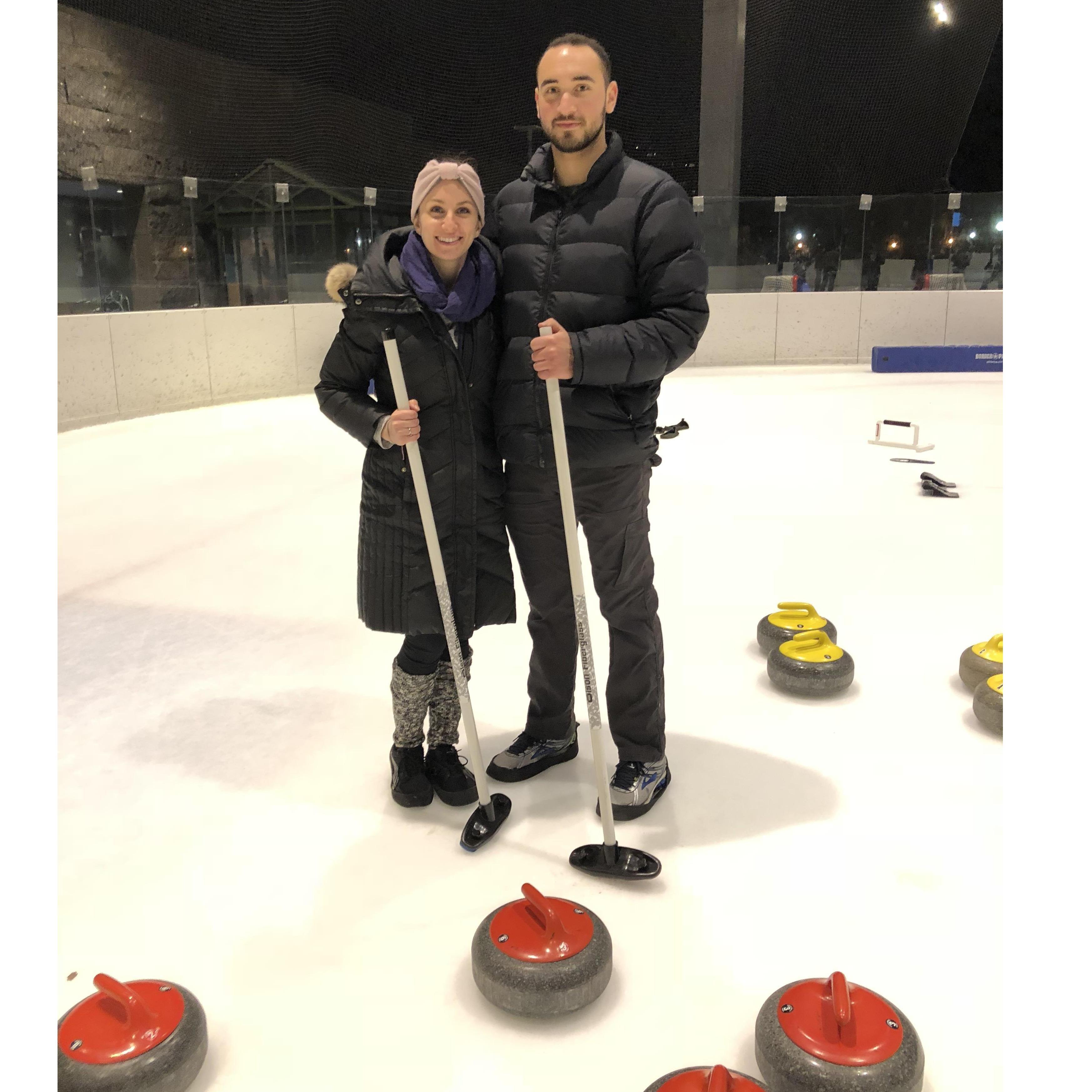 Curling in Brooklyn, Winter 2018