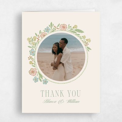 Bright Sage, Green Wedding Thank You - Persephone Photo