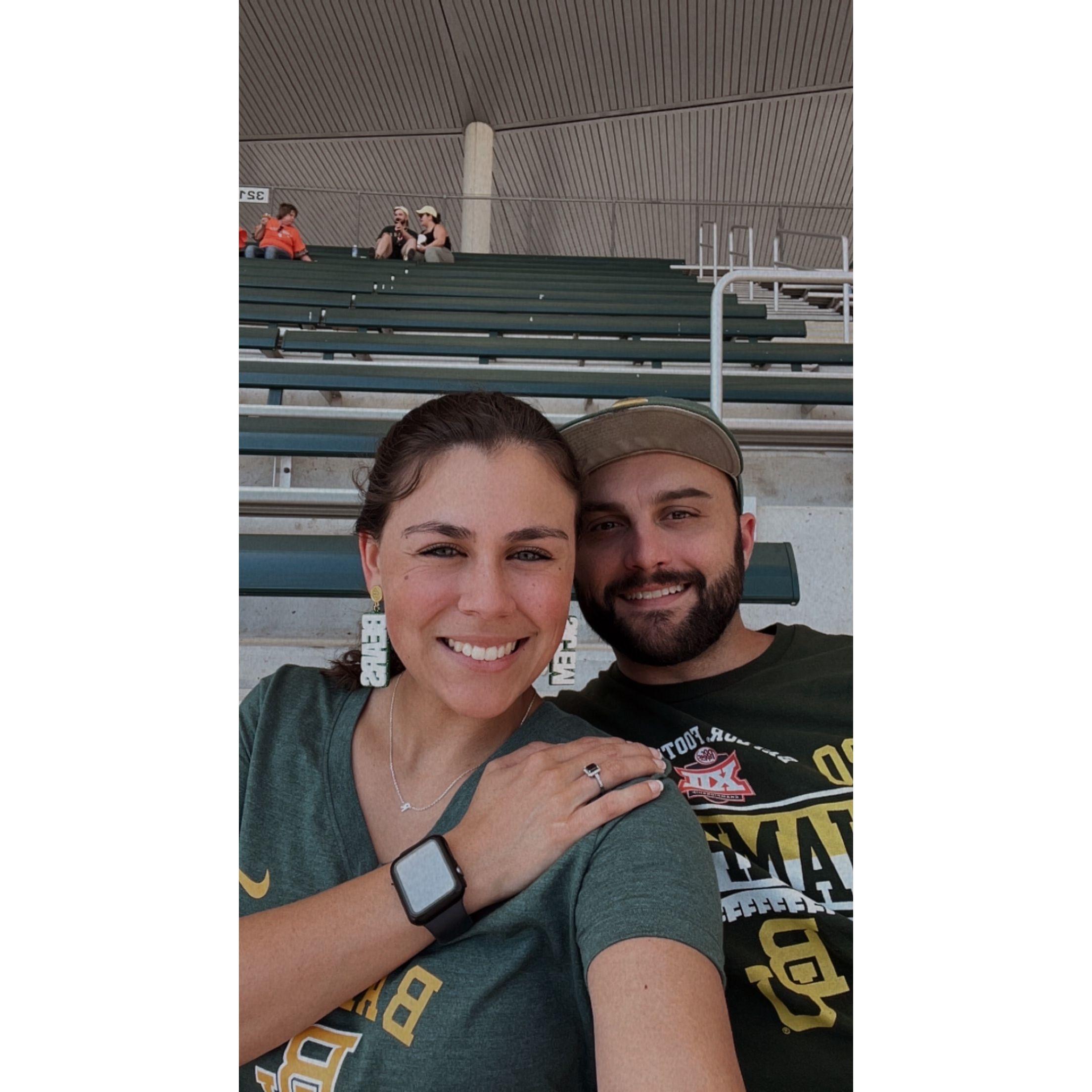 Another Baylor game...I guess there will many more in our future with Ryan being an Alumni
