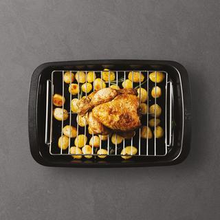 Leo Graphite Nonstick Roaster with Removable Rack