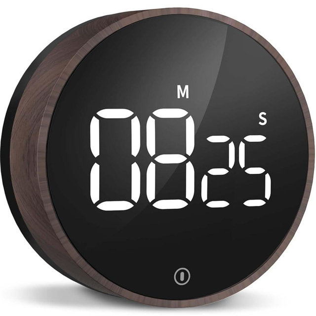 VOCOO Digital Kitchen Timer - Magnetic Countdown Countup Timer with Large LED Display Volume Adjustable, Easy for Cooking and for Seniors and Kids to Use