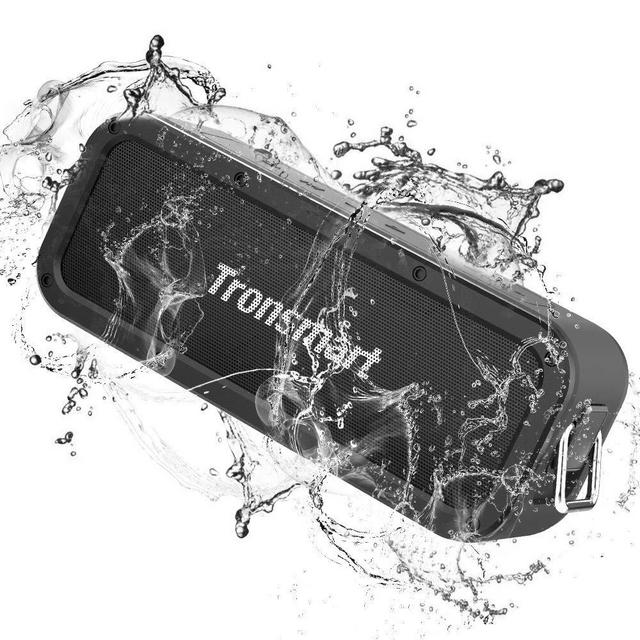 Portable Bluetooth Speakers, Tronsmart Force SoundPulse 40W IPX7 Waterproof Bluetooth 4.2 Wireless Speakers with 15-Hour Playtime, TWS, Dual-Driver with Built-in Mic, NFC, Deep Bass (Force)