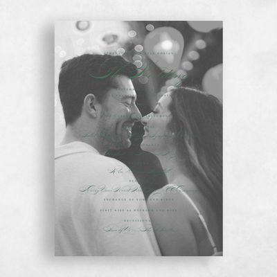 Hunter, Green Wedding Program - Perseus
