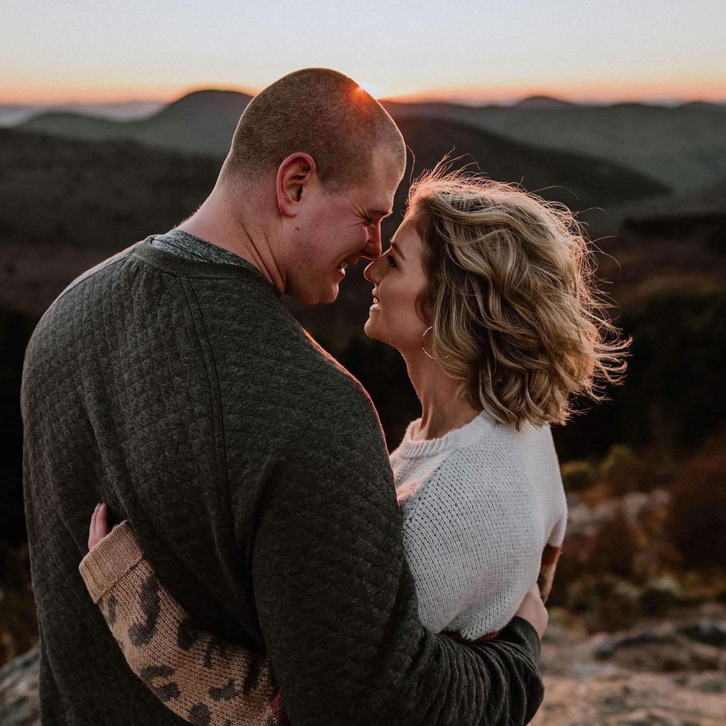 Engagement photos in Asheville, NC