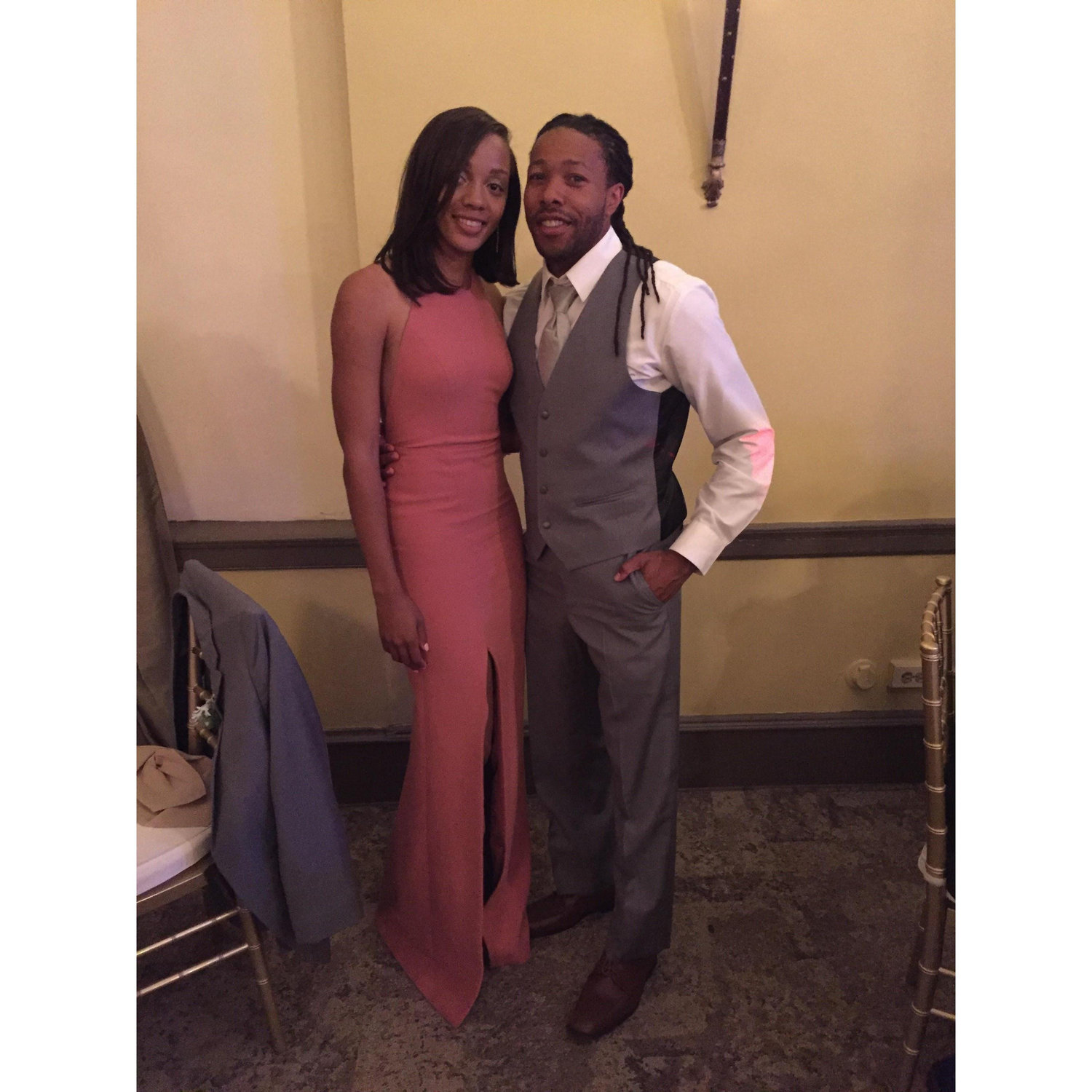 In PA celebrating The Stahl's Nuptials! He was a groomsman!