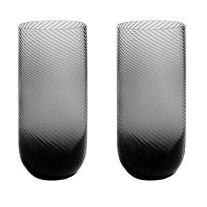 Richard Brendon Highball Smoke Glasses Set of 2