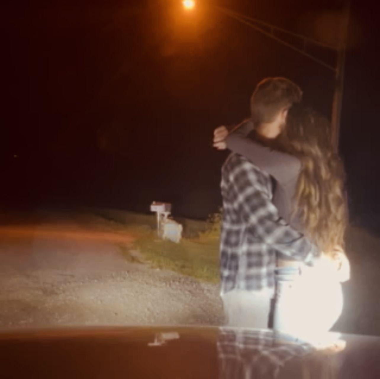 dancing to a favorite song on a old back road