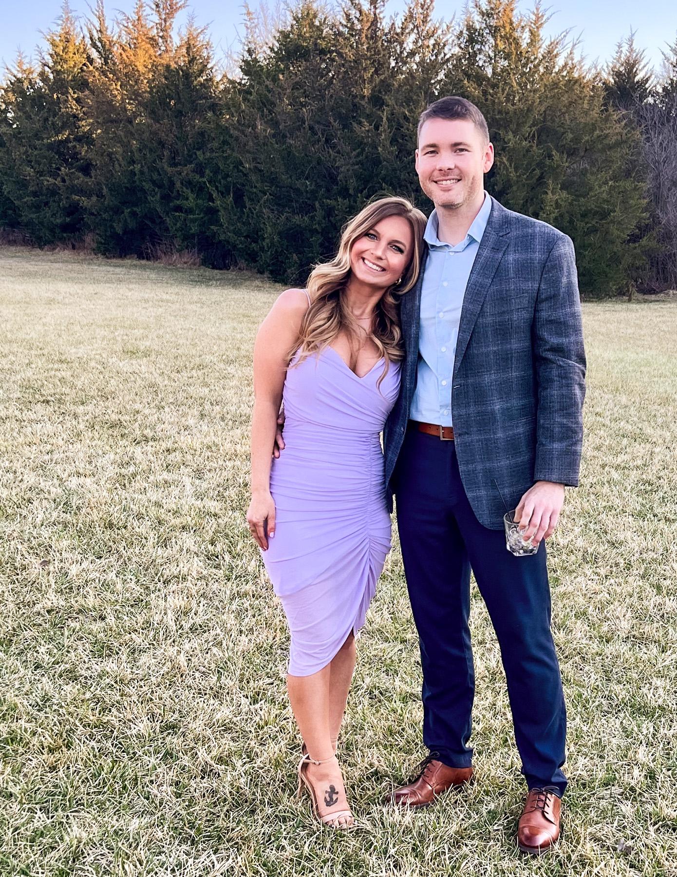 At our friends wedding!