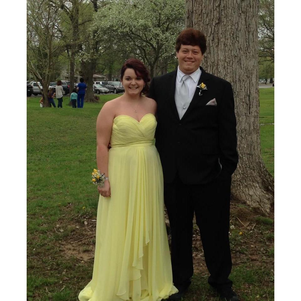 Wade had such a good time at our senior prom. Me on the other hand was sick as a dog that day. But he took my still anyways. I love you babe