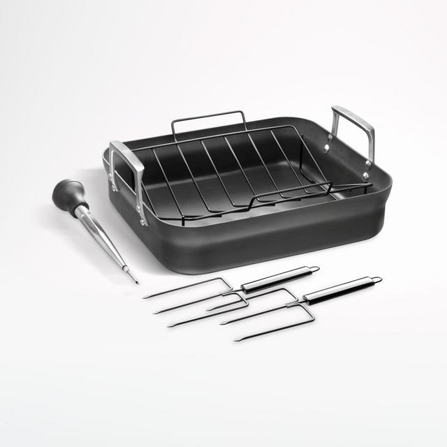 Zwilling ® Motion 16"x14" Hard-Anodized Aluminum Roasting Pan