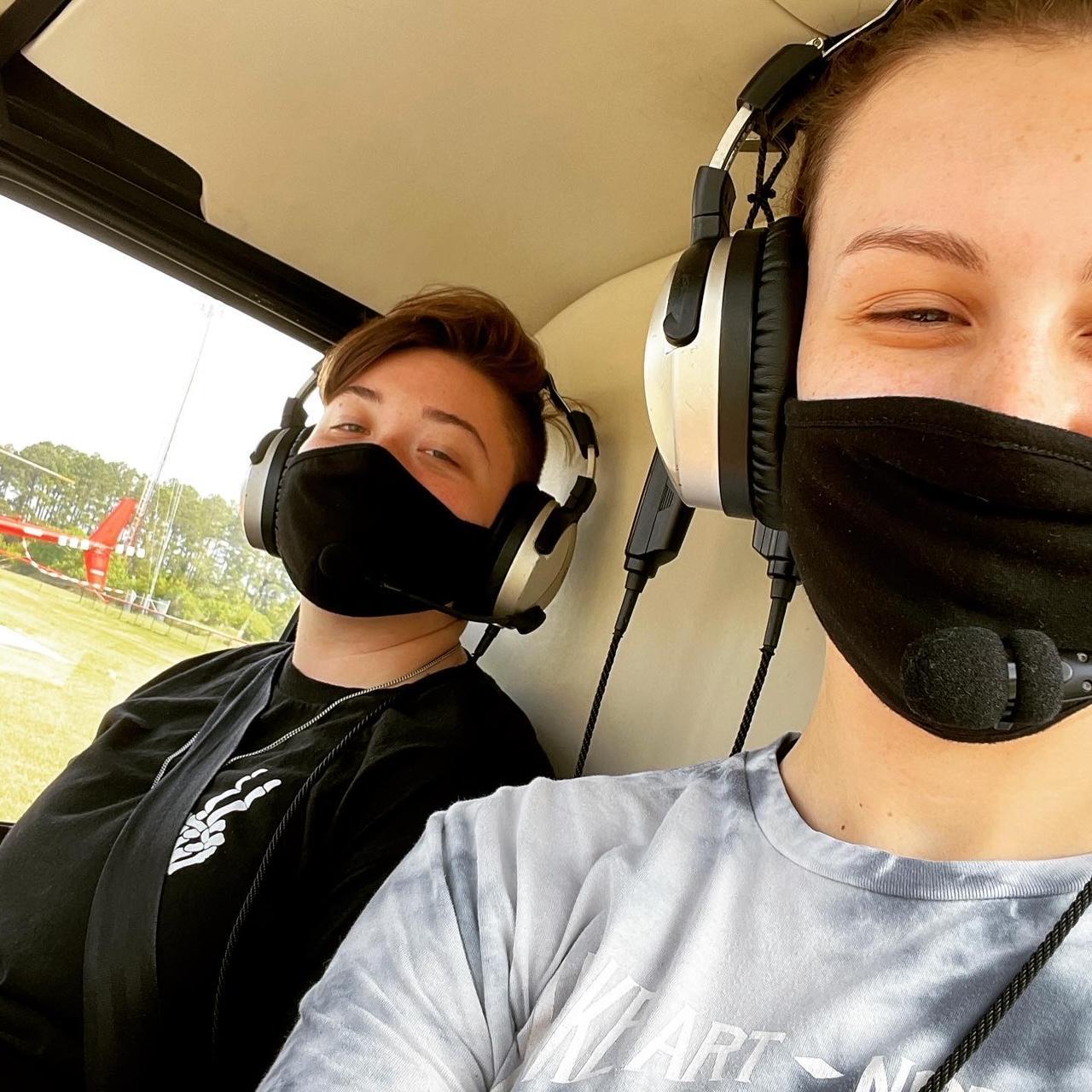 We shared our first helicopter ride over Myrtle Beach and the Boardwalk.