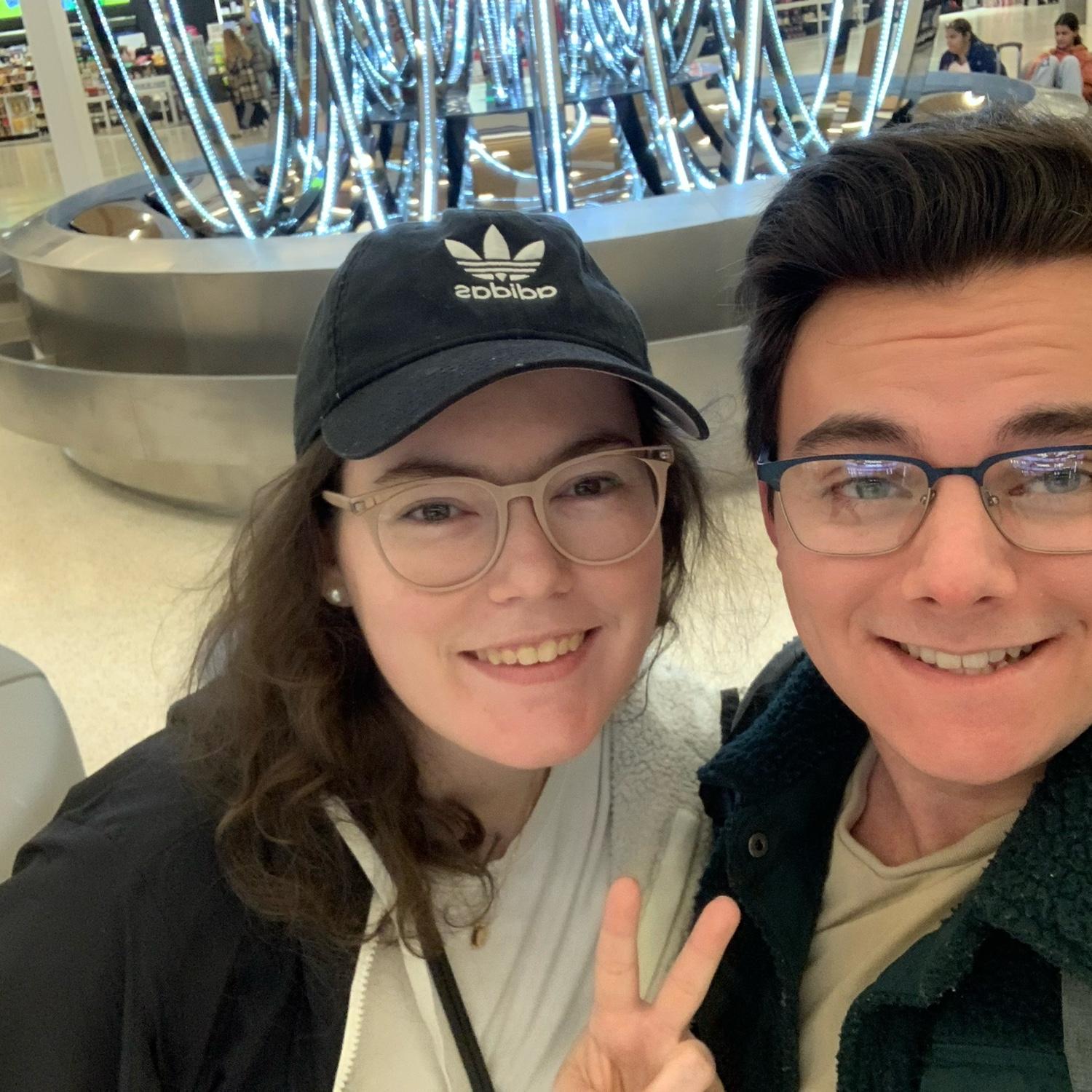 I had no idea he would propose that morning!! On the way to San Francisco, Legends trip