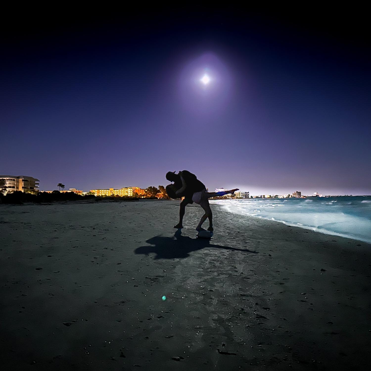 St. Pete Beach - Practicing our first dance