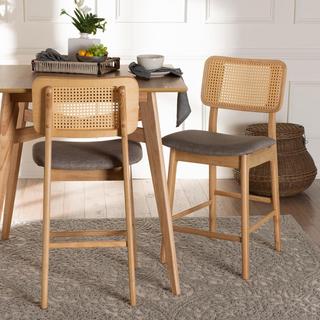 Dannon Mid-Century Modern Counter Stool, Set of 2