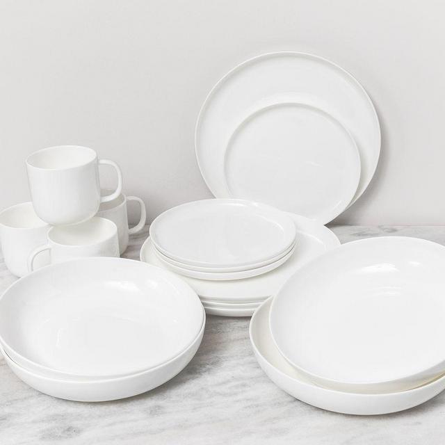 Fortessa Modern Coupe 16-Piece Dinnerware Set