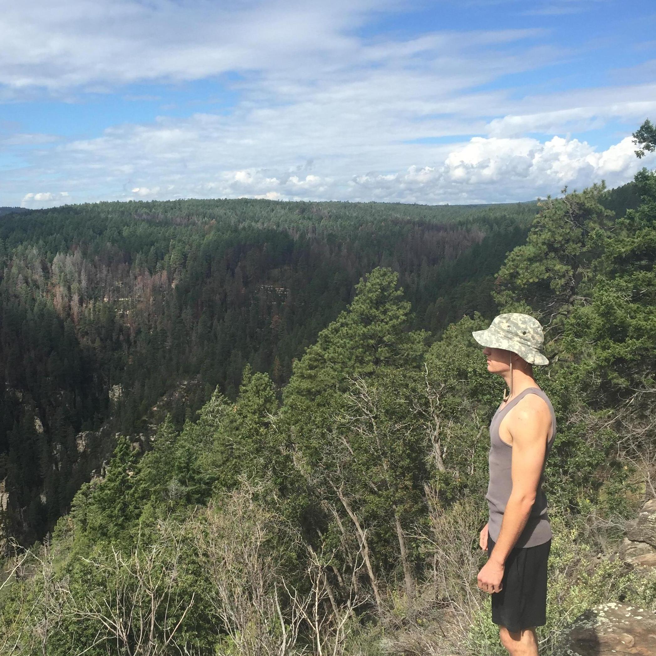 First pic taken of Justin on our third-date-three-day-camping-trip. I was already snapping pics of him rather than the scenery. Sept 6, 2015.