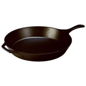 Lodge L8SK3 10.25 inch Cast Iron Skillet, Pre-Seasoned and and Ready for Stove Top or Oven Use, 10.25", Black