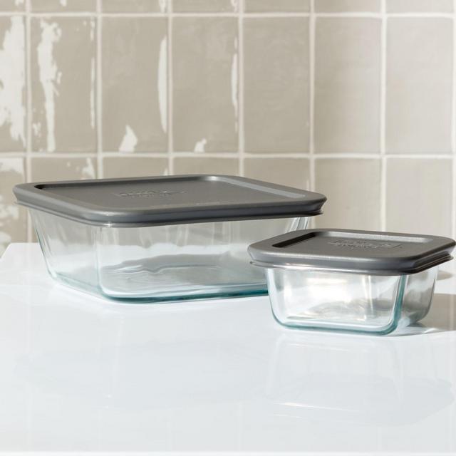 Pyrex, 6-Piece Rectangular Storage Set - Zola