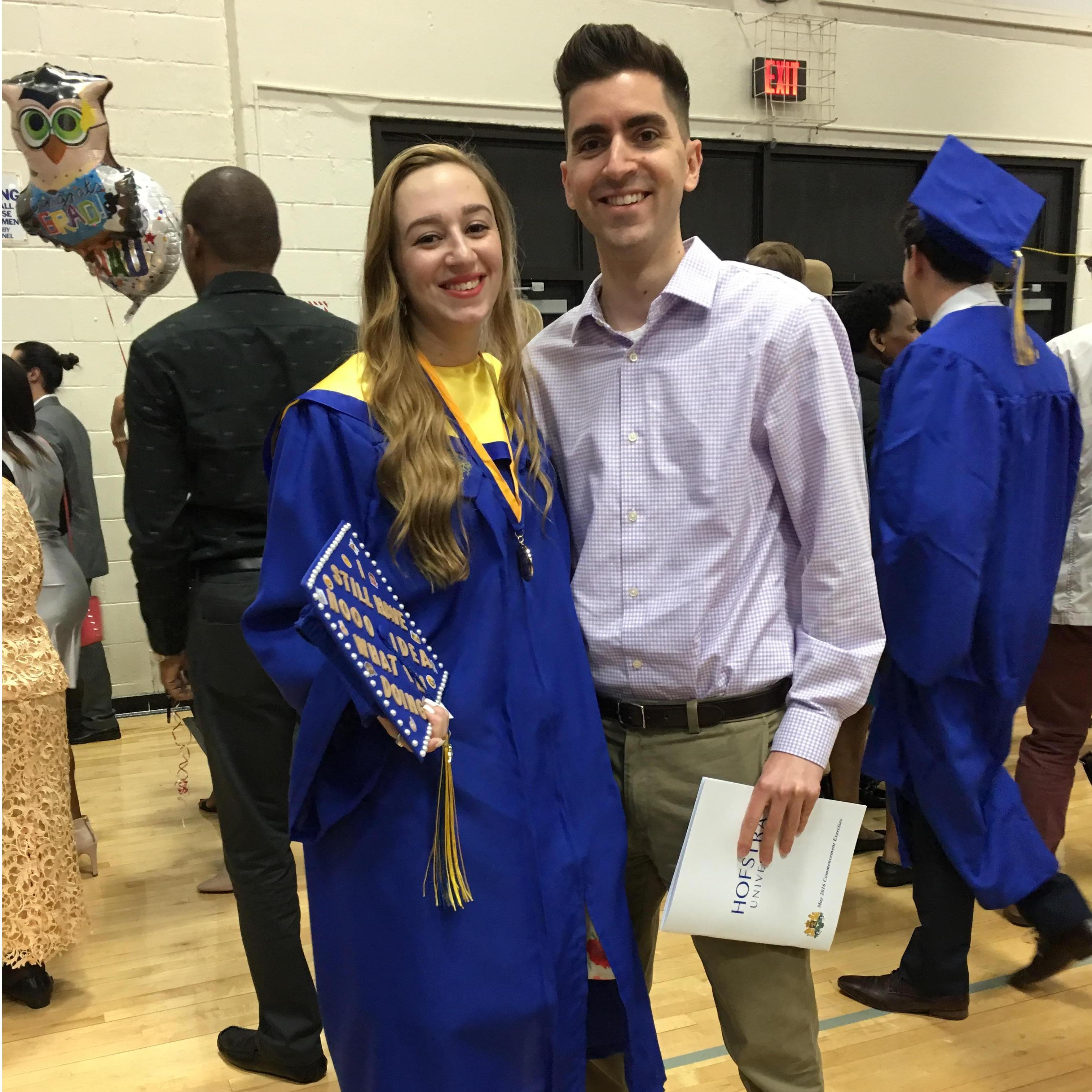 My undergrad graduation! (5/15/2016)