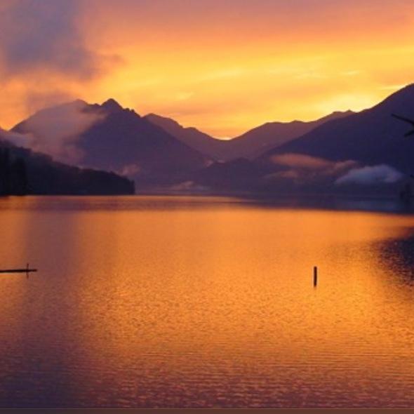 The beautiful Lake Crescent!