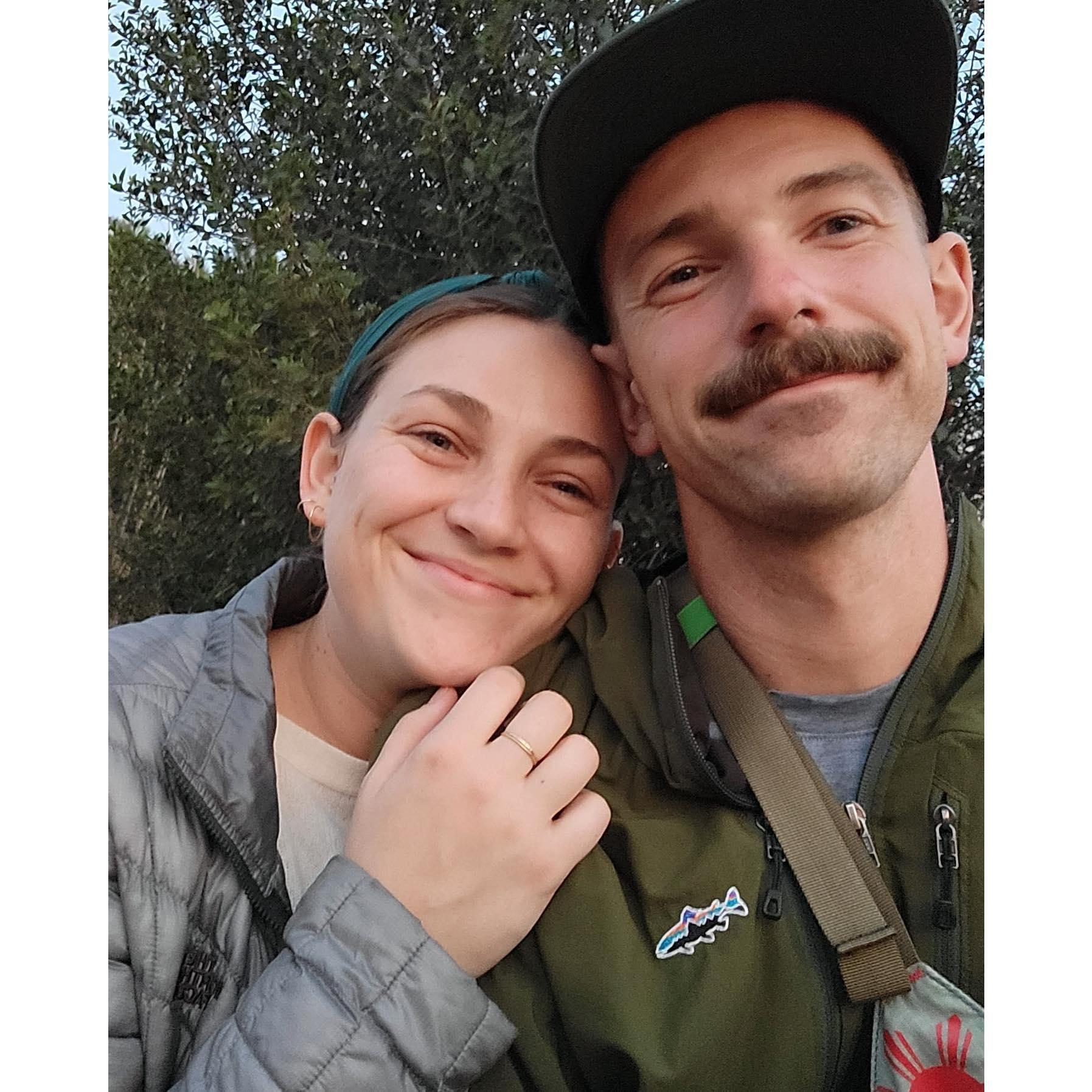 10.22.2021 Sunset in Barcelona, Spain at "Los Bunkers" de la Guerra Civil.