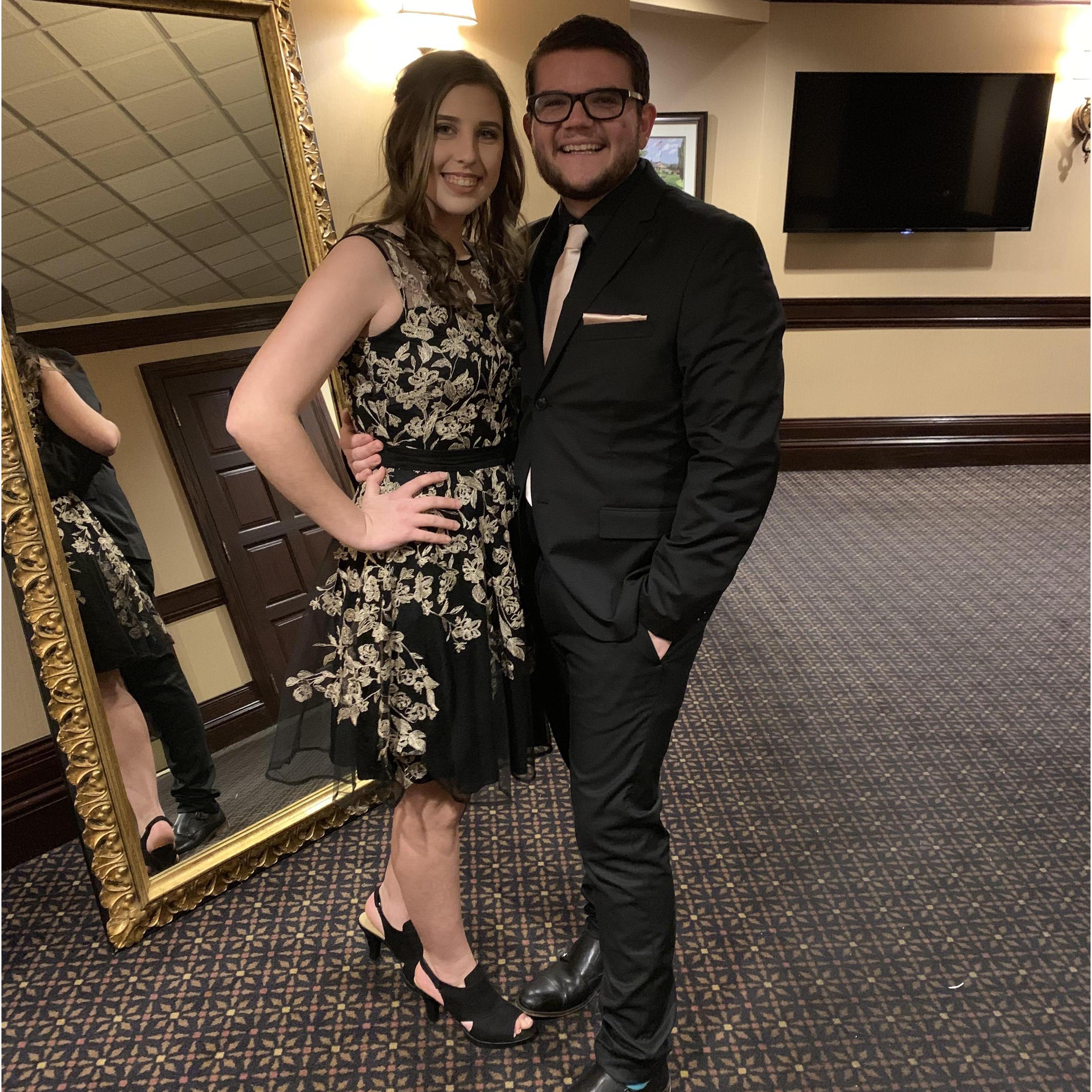 The one thats all black but the tie.