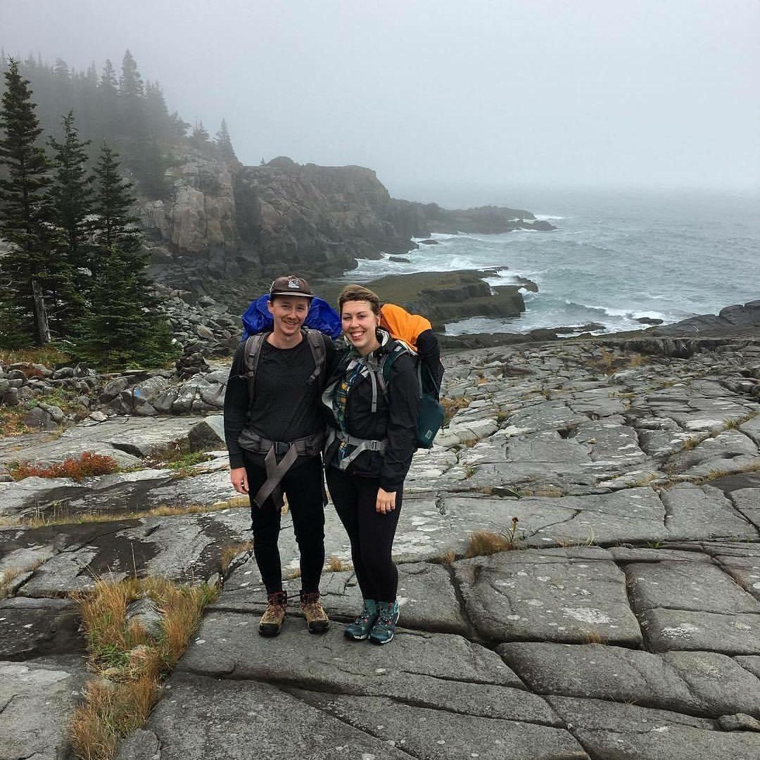 Backpacking in Cutler, ME, 2017