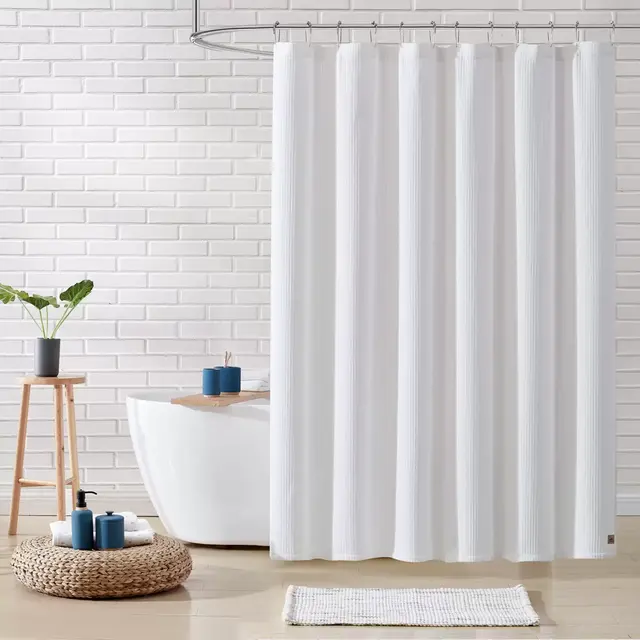 UGG® Devon 72-Inch x 72-Inch Shower Curtain in White