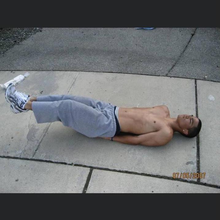 This driveway and I became very well acquainted in my time growing up. Whether it was just normal workouts or my dad putting me in an incline push-up position for what seemed like days.