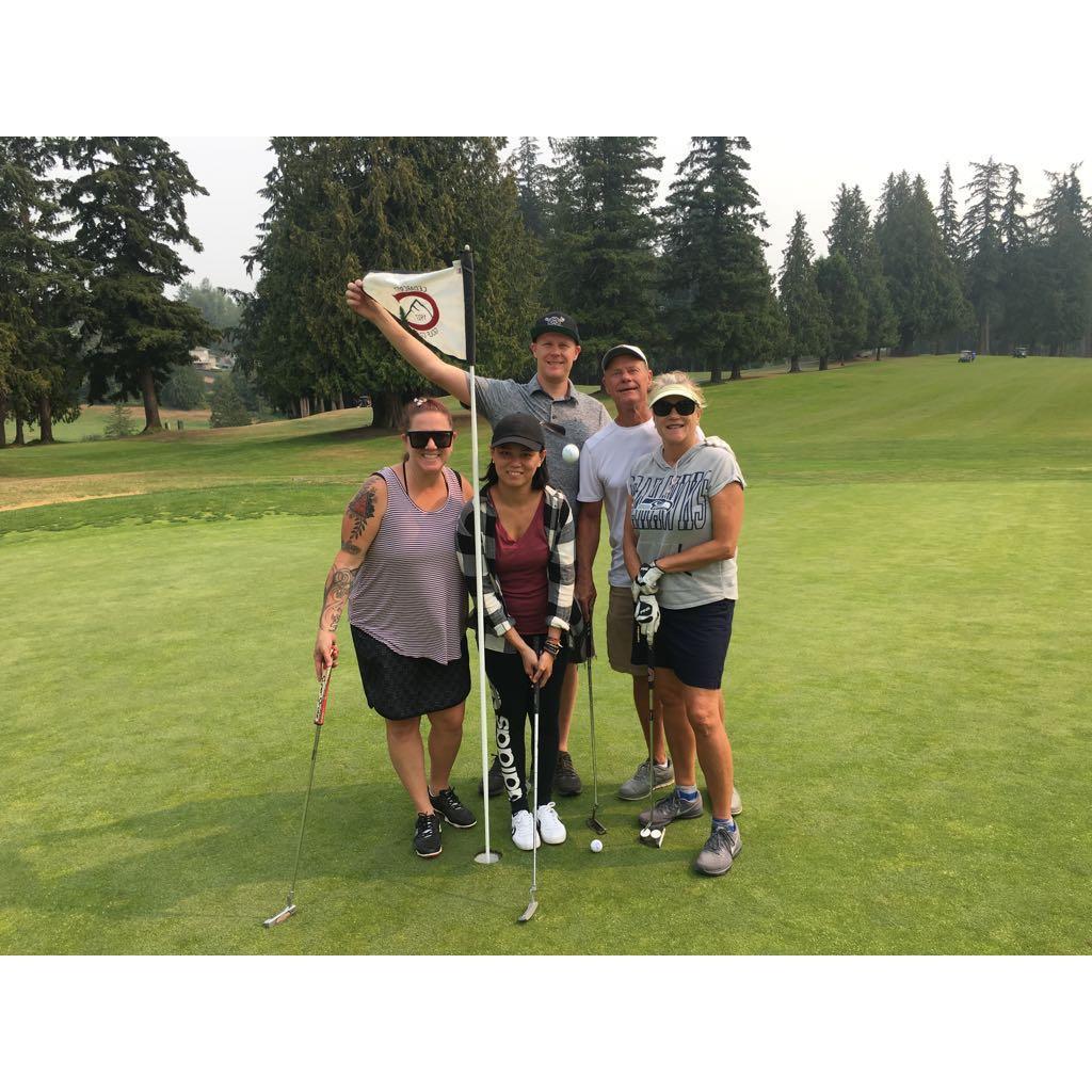 Golfing