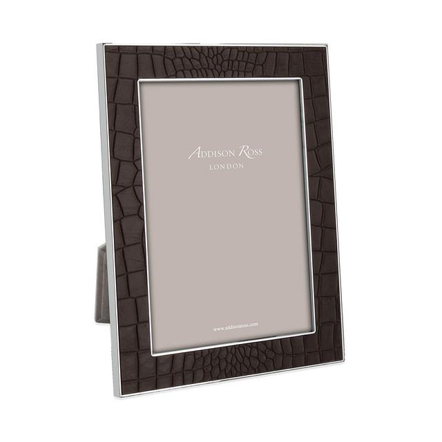 Addison Ross Faux Croc Picture Frame, 5" x 7"