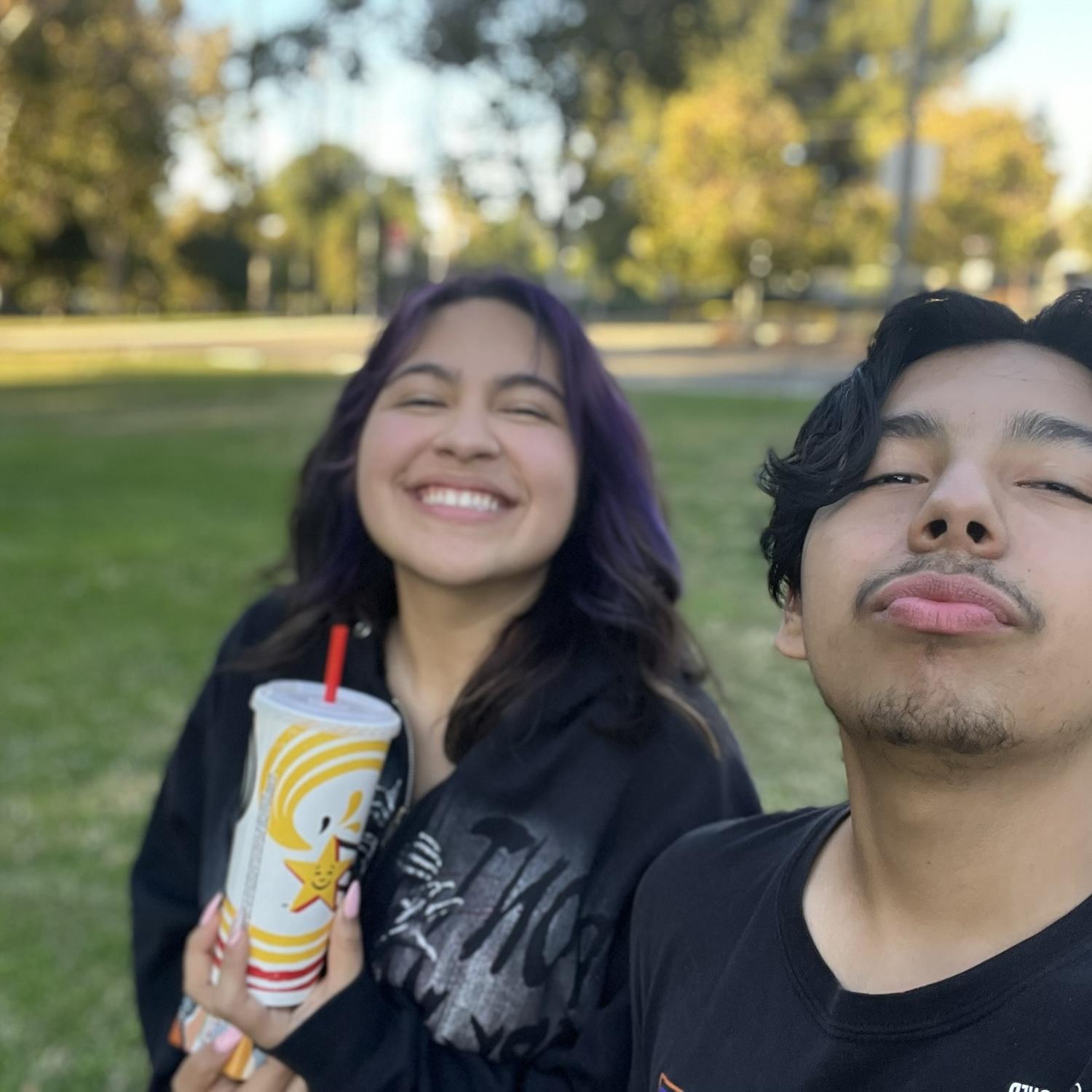 Our first date being official girlfriend and boyfriend!
