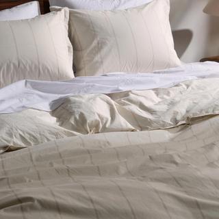 Percale Long-Staple Egyptian Cotton Duvet & Sham Set