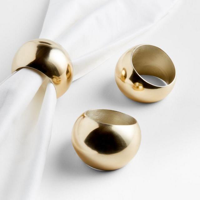 Reine Champagne Napkin Ring by Leanne Ford