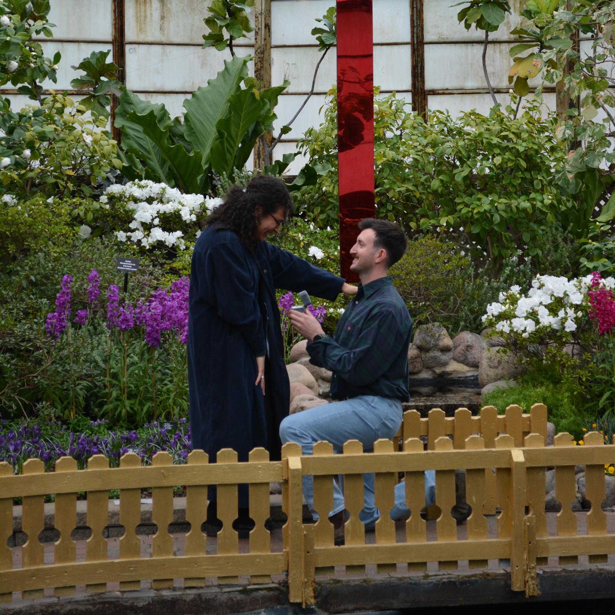 Proposal photo shoot credits to Lily Birmingham