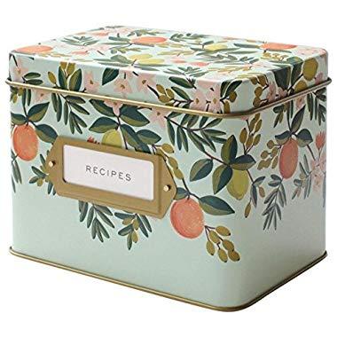 Rifle Paper Co. Recipe Box - Citrus Floral
