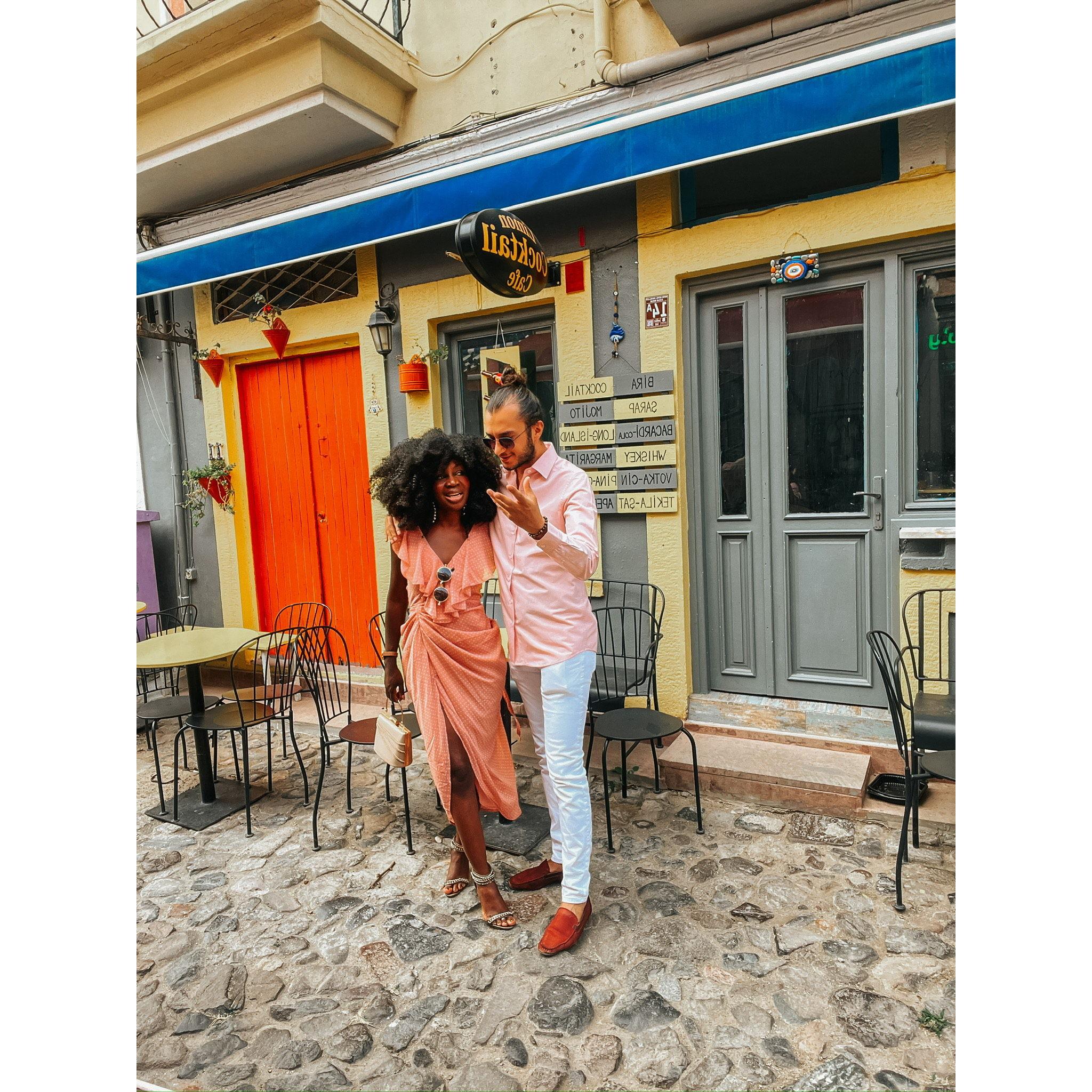 First out of town getaway in Ayvalik, Turkey. The day before he proposed.