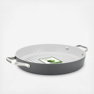 Padova Toxin-Free Ceramic Nonstick Round Grill Pan